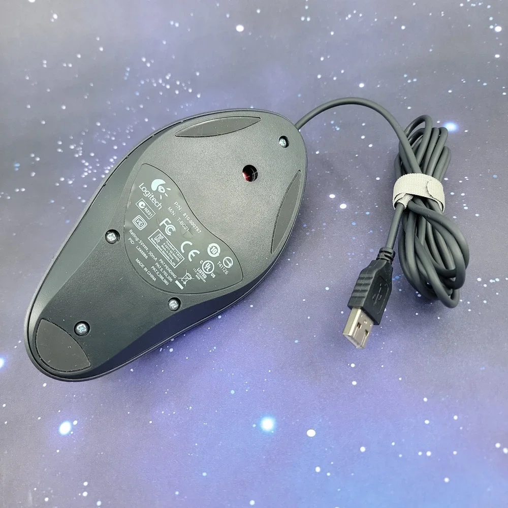 Logitech Logi T-BC21 Marble Ergonomic Ball Wired Mouse USB 810-000767